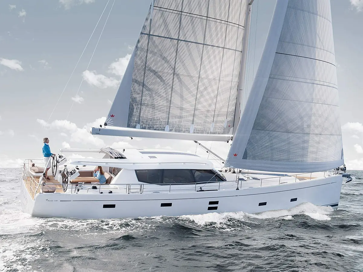 Moody DS54 "Adventuro", First Class Sailing Spain flagship yacht, Mallorca