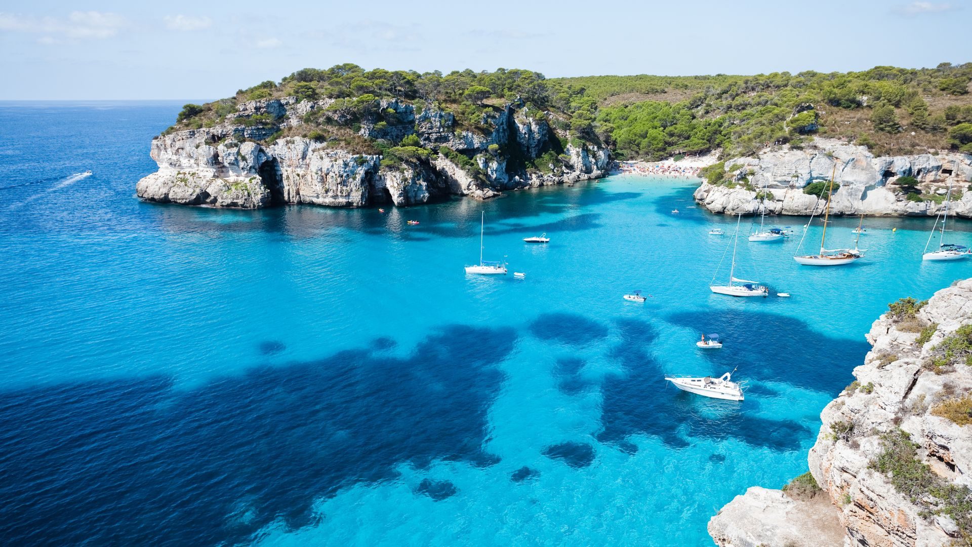 ciutadella menorca coastline cala macarella